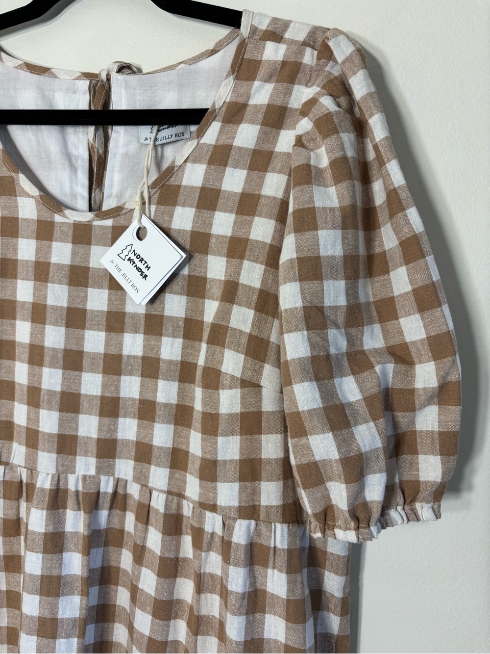 NWT The North Kinder Gingham Jilly Dress - Picture 6 of 11